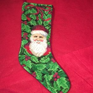 Vintage Hand Made Christmas Stocking